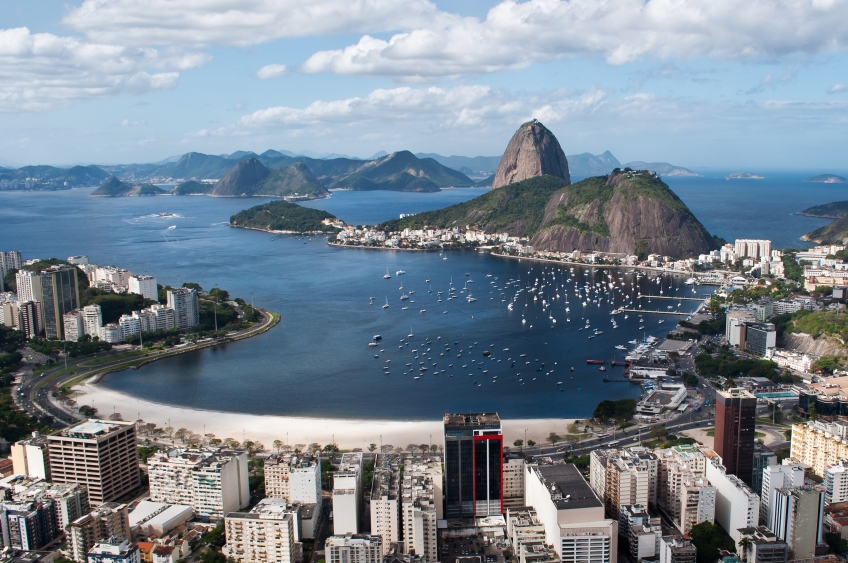 Botafogo Bay and the Sugar Loaf, at Rio de Janeiro